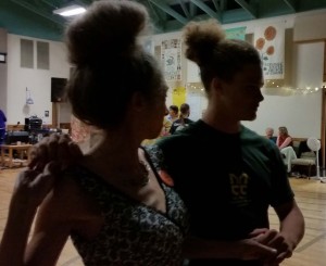 Dancers with matching hair